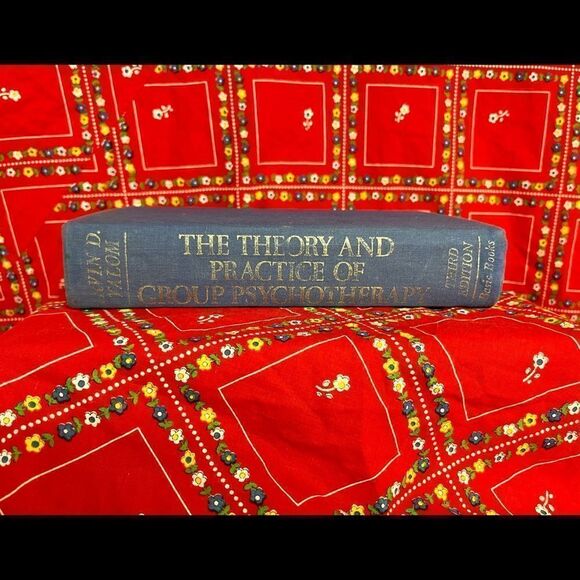 Vintage 1985 The Theory and Practice of Group Psychotherapy 3rd Ed Irvin D Yalom - Picture 1 of 7